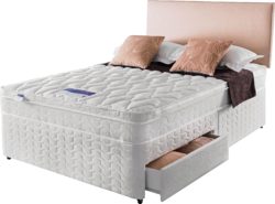 Silentnight - Auckland Luxury Small - Double - Divan Bed - 2 Drawer